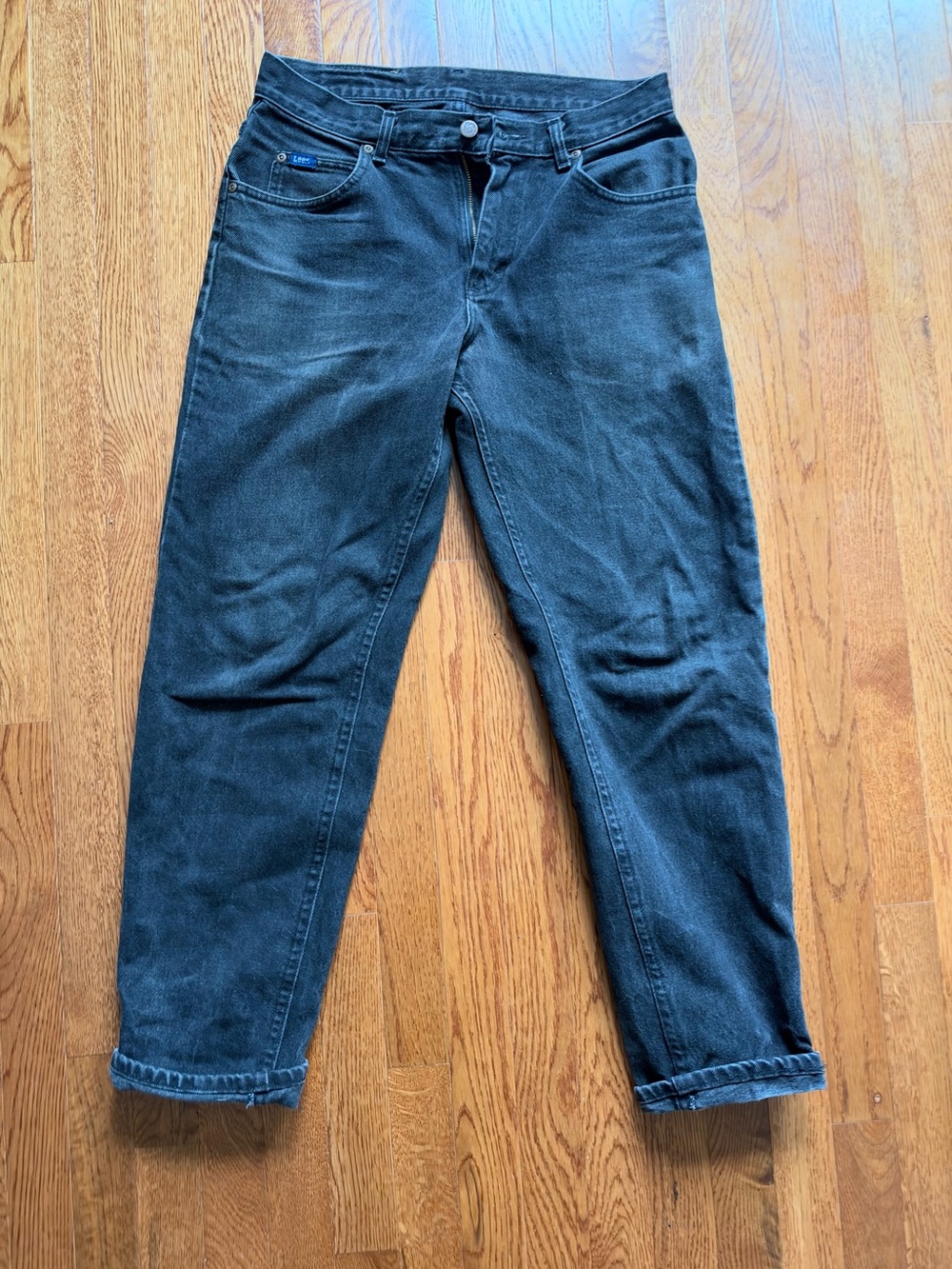 Black vintage Lee relaxed fit jeans